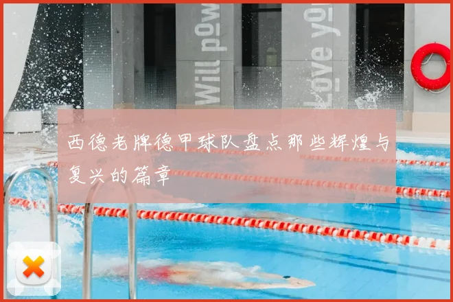 西德老牌德甲球队盘点那些辉煌与复兴的篇章